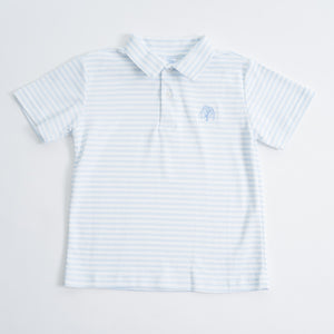 Gregory Polo with Willow Tree: Tiny Blue Stripe
