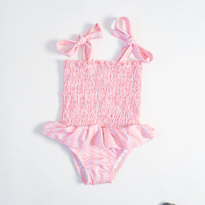 Girls One Piece Swimsuit, Sample Size 4T