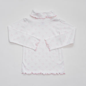 Girl Turtleneck: Bows, Sample Size 4T