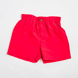 Stu Slicker Shorts: Red, Sample Size 5