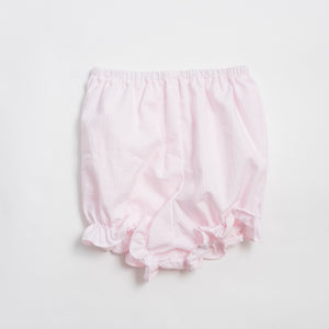 Girl Bloomer (Light Pink Gingham), Sample Size 3T