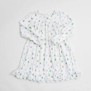 Snowy Skiers Lounge Dress
