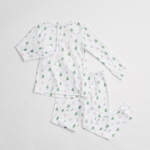 Snowy Skiers Lounge Set, Sample Size 3T