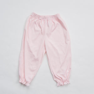 Girl Play Pant: Light Pink Tiny Stripe, Sample Size 3T