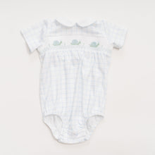 Load image into Gallery viewer, Jim Smocked Bubble, Sample Size 12m
