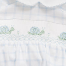 Load image into Gallery viewer, Jim Smocked Bubble, Sample Size 12m
