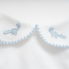 Load image into Gallery viewer, Boy Long Sleeve Peter Pan Shirt: Dinos
