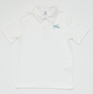 Gregory Polo with Hand Embroidered Plane
